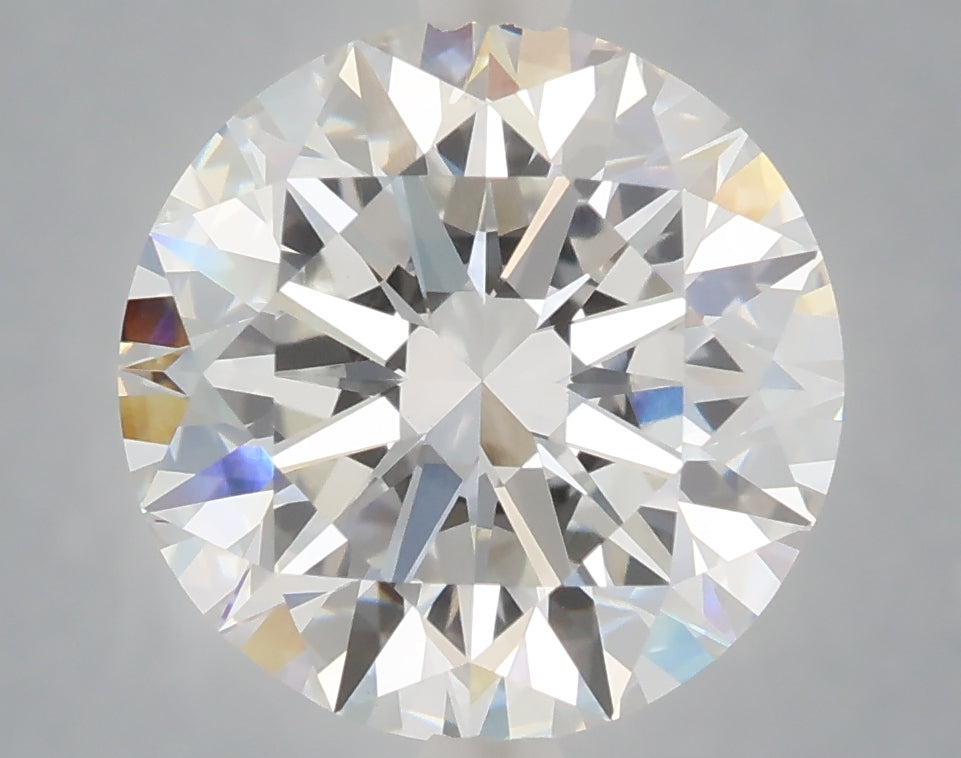 5.01 carat round lab grown diamond E color VVS2 clarity