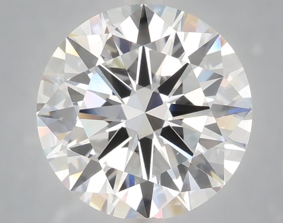 5.01 carat round lab grown diamond G color VVS2 clarity