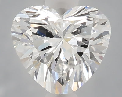 1.00 carat heart lab grown diamond D color VVS2 clarity