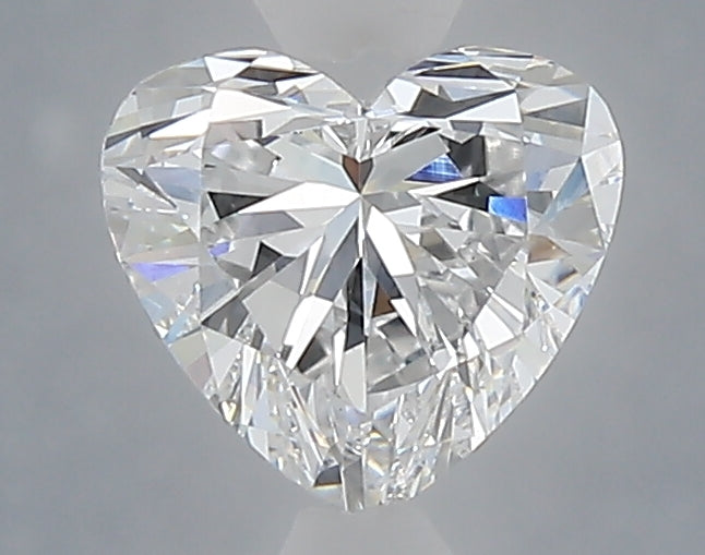 1.07 carat heart lab grown diamond D color VVS2 clarity