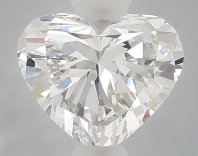 1.00 carat heart lab grown diamond E color VVS2 clarity