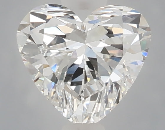 1.01 carat heart lab grown diamond E color VVS2 clarity