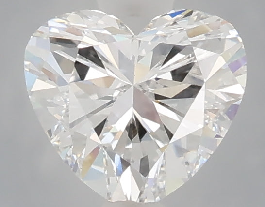 1.05 carat heart lab grown diamond D color VVS2 clarity