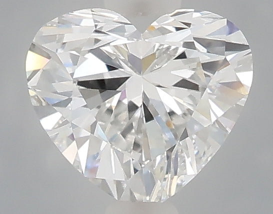 1.00 carat heart lab grown diamond E color VS1 clarity
