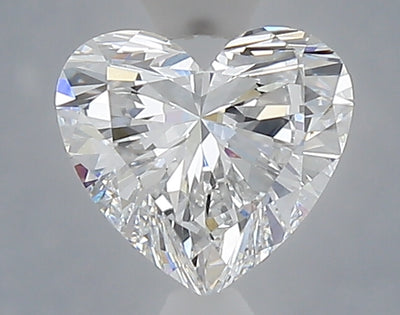 1.04 carat heart lab grown diamond D color VVS2 clarity