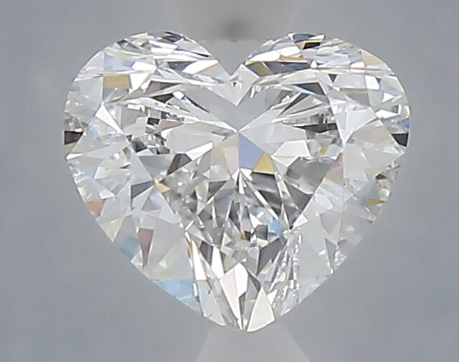 1.07 carat heart lab grown diamond E color VS1 clarity