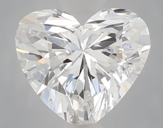 1.03 carat heart lab grown diamond E color VVS2 clarity