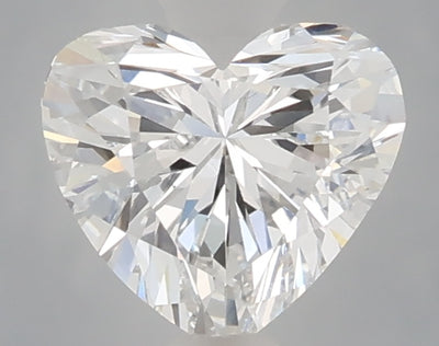 1.03 carat heart lab grown diamond E color VVS2 clarity
