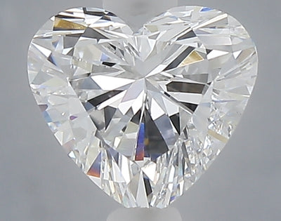 1.03 carat heart lab grown diamond E color VVS2 clarity