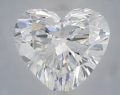 1.00 carat heart lab grown diamond E color VVS2 clarity