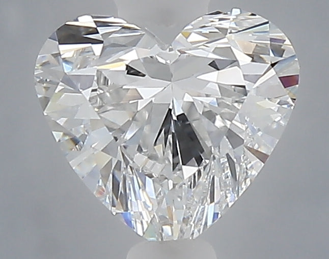 1.00 carat heart lab grown diamond D color VVS2 clarity