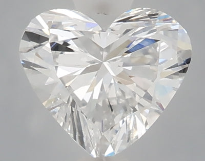1.00 carat heart lab grown diamond D color VVS2 clarity