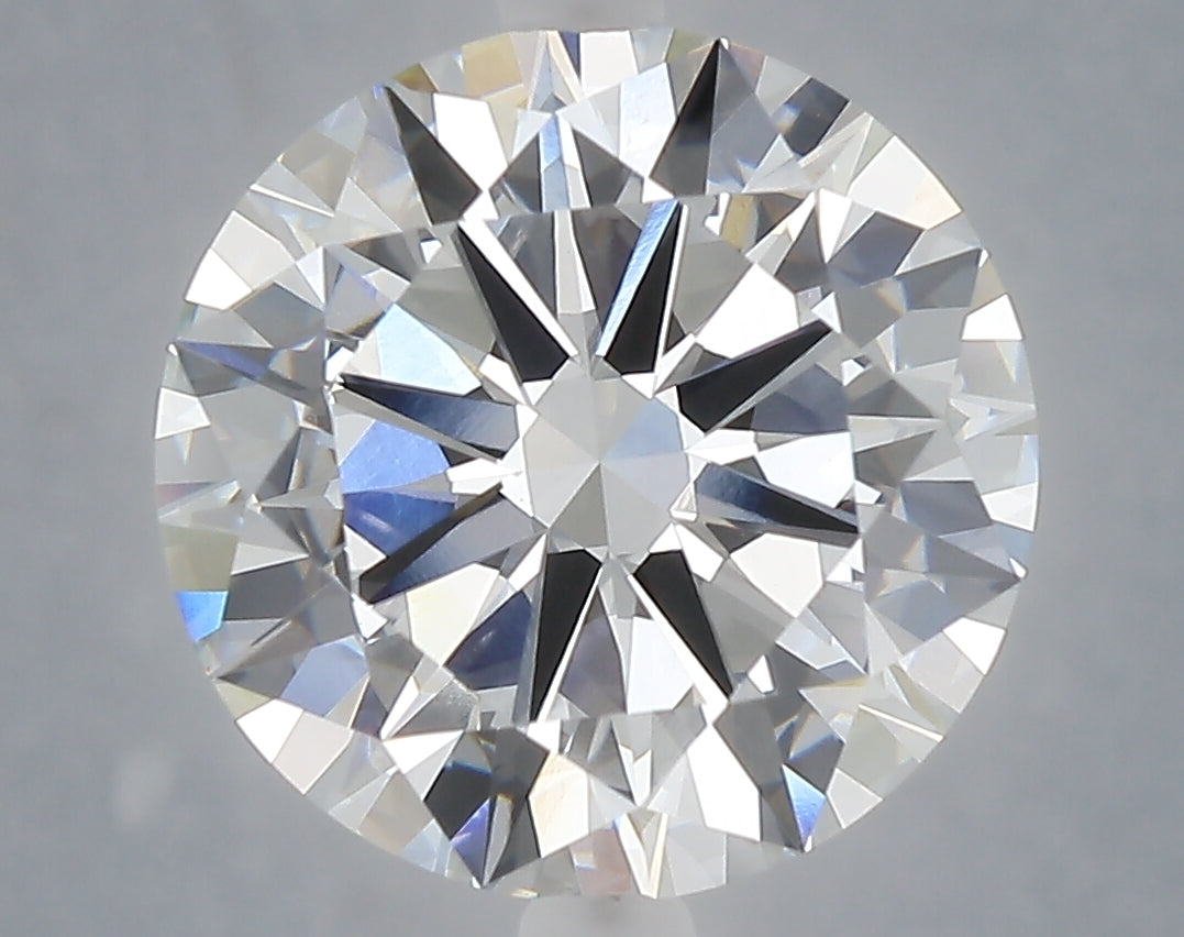 6.00 carat round lab grown diamond E color VVS2 clarity