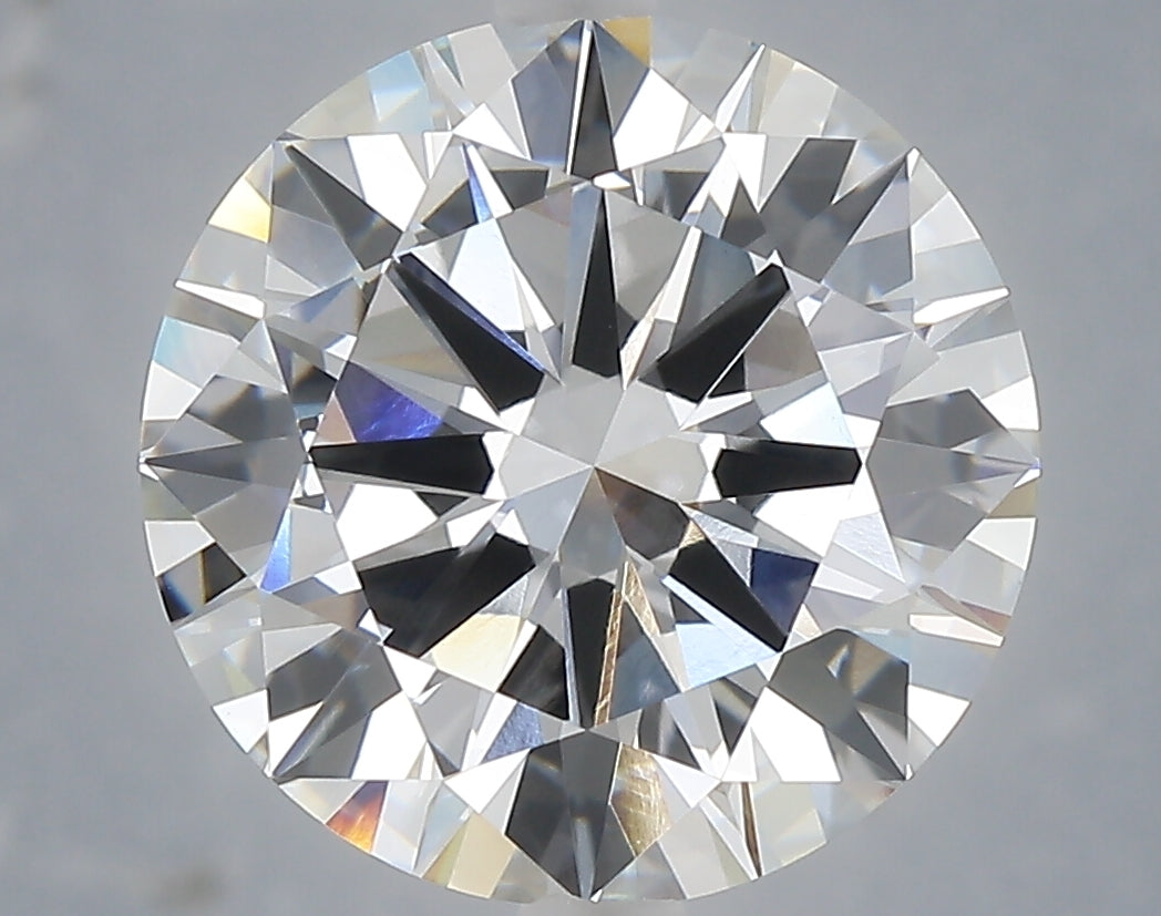 6.02 carat round lab grown diamond E color VVS2 clarity