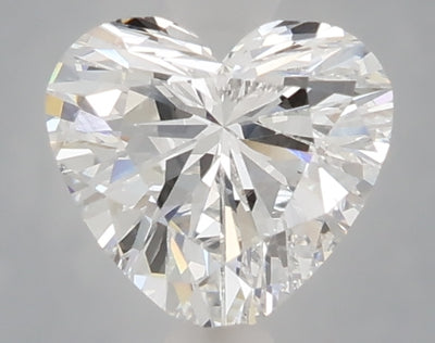 1.06 carat heart lab grown diamond E color VVS2 clarity