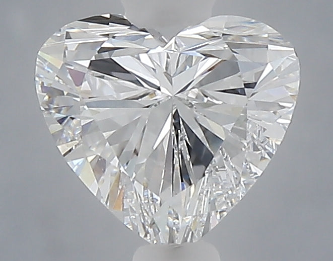 1.04 carat heart lab grown diamond E color VVS2 clarity