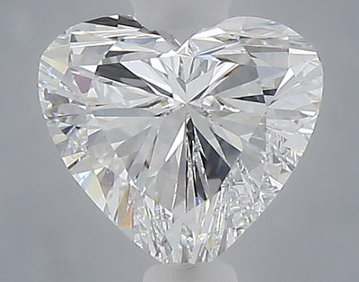 1.04 carat heart lab grown diamond E color VVS2 clarity