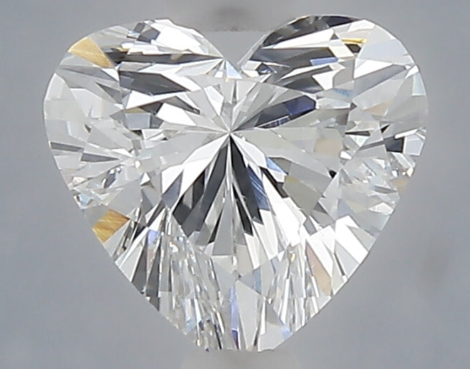 1.03 carat heart lab grown diamond F color VVS2 clarity