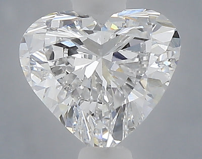 1.00 carat heart lab grown diamond D color VVS2 clarity