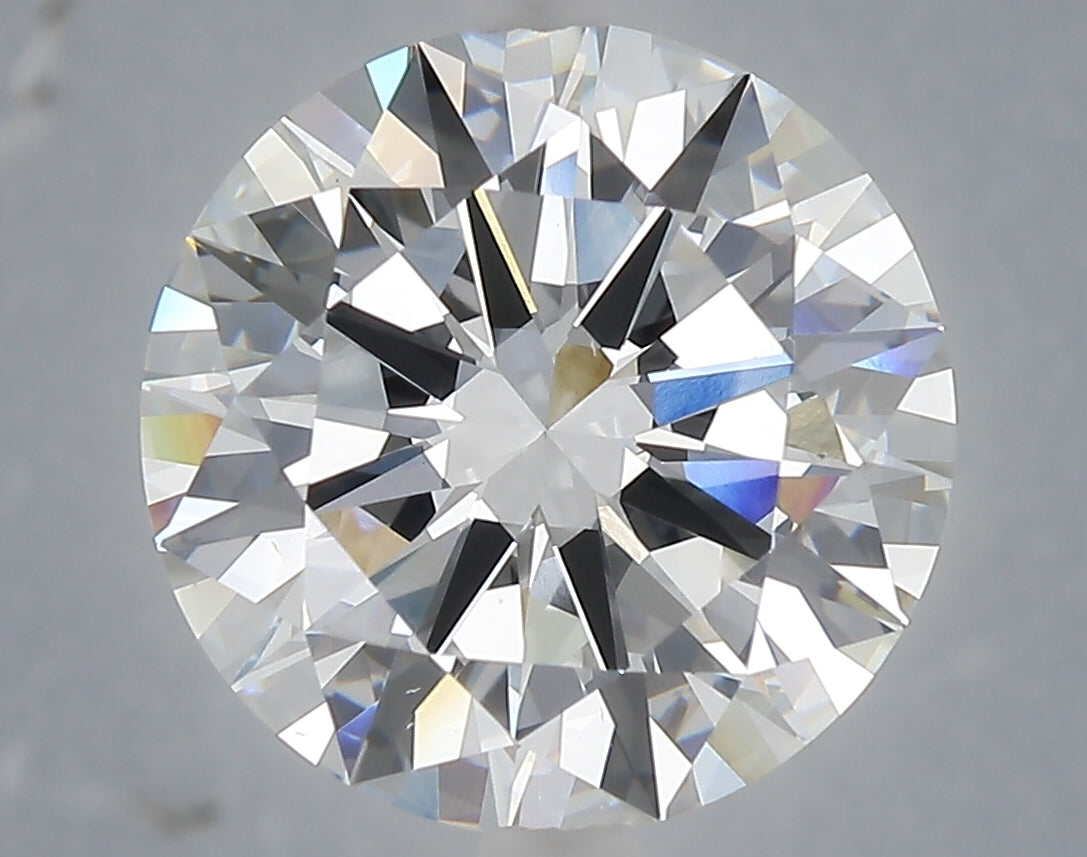 6.01 carat round lab grown diamond E color VS1 clarity