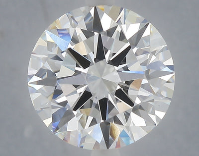 6.09 carat round lab grown diamond E color VS1 clarity