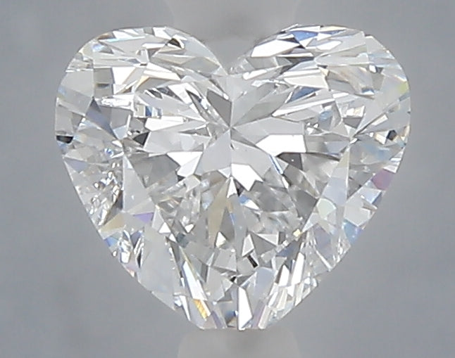 1.03 carat heart lab grown diamond E color VVS2 clarity