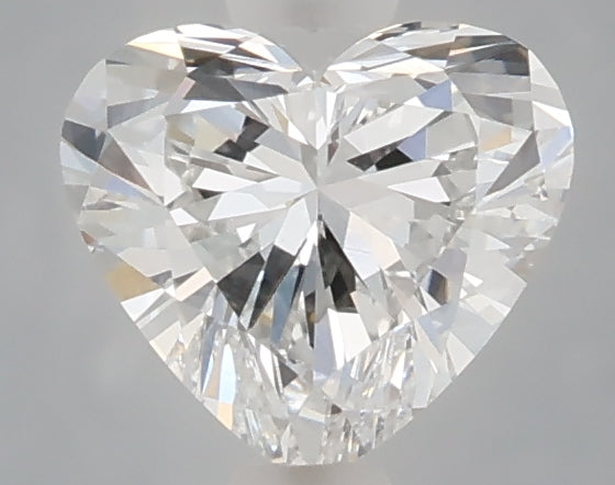 1.05 carat heart lab grown diamond E color VVS2 clarity