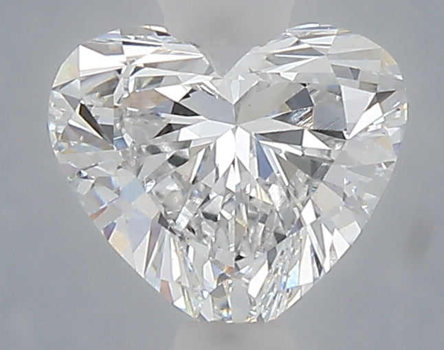 1.03 carat heart lab grown diamond E color VS1 clarity