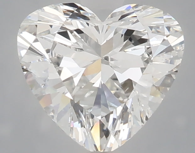 1.59 carat heart lab grown diamond E color VVS2 clarity