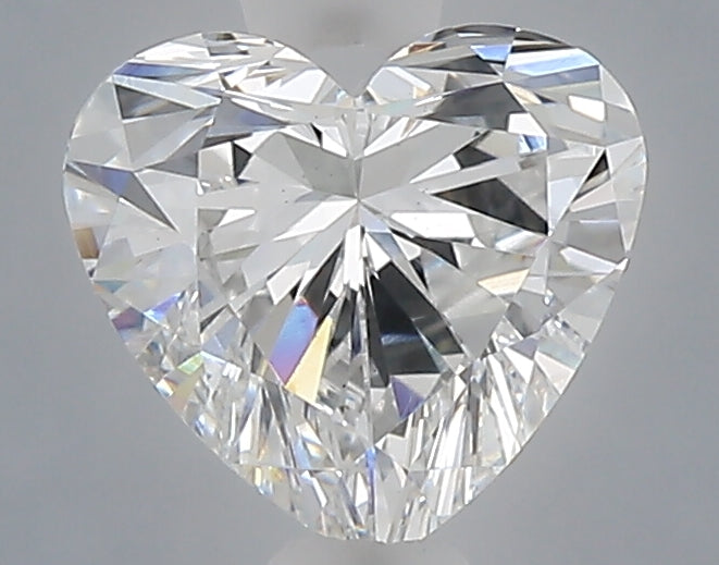 1.02 carat heart lab grown diamond E color VS1 clarity