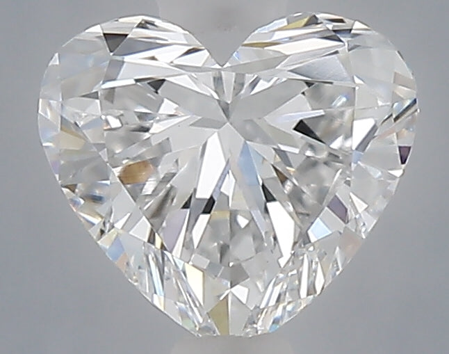 1.02 carat heart lab grown diamond D color VVS2 clarity