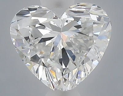 1.04 carat heart lab grown diamond E color VVS2 clarity