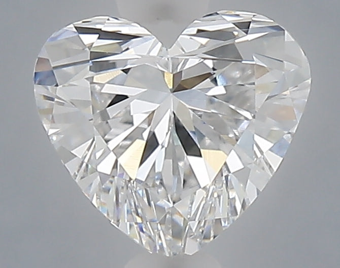 1.05 carat heart lab grown diamond E color VVS2 clarity