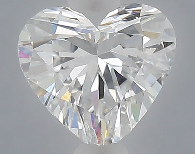 1.04 carat heart lab grown diamond F color VVS2 clarity