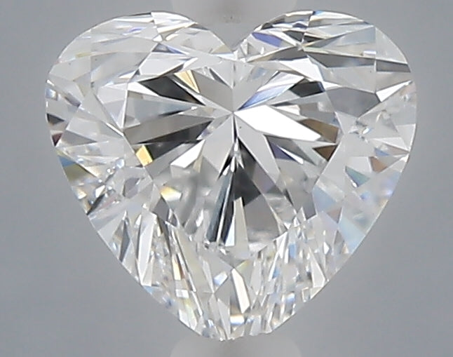 1.00 carat heart lab grown diamond D color VVS2 clarity
