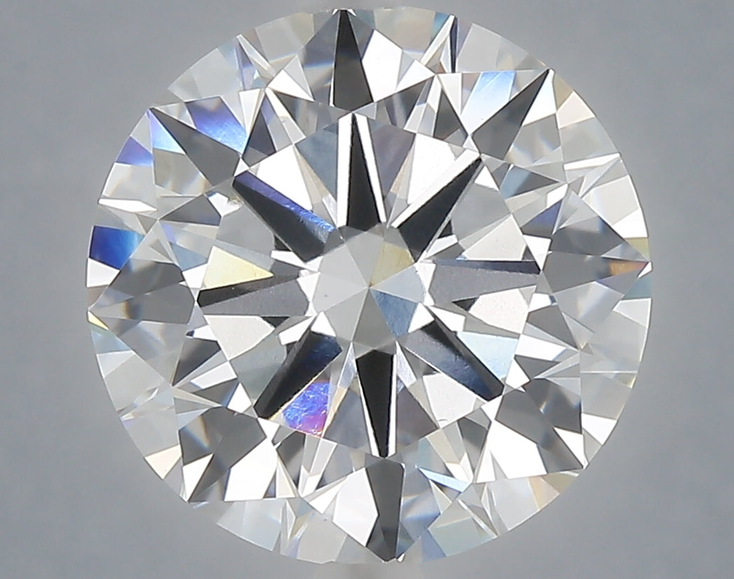 6.04 carat round lab grown diamond E color VS1 clarity