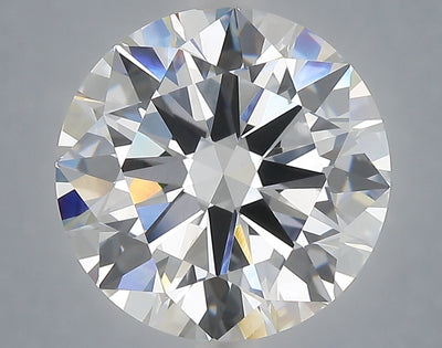 6.01 carat round lab grown diamond E color VVS2 clarity