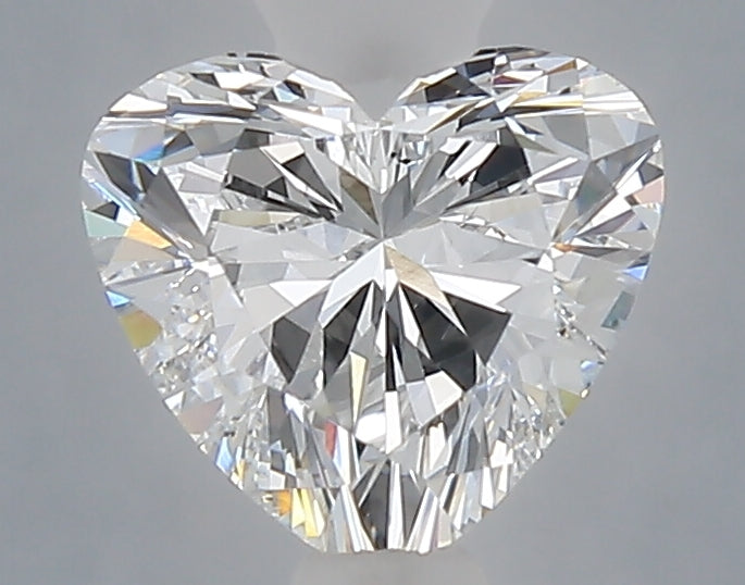 1.04 carat heart lab grown diamond D color VS1 clarity