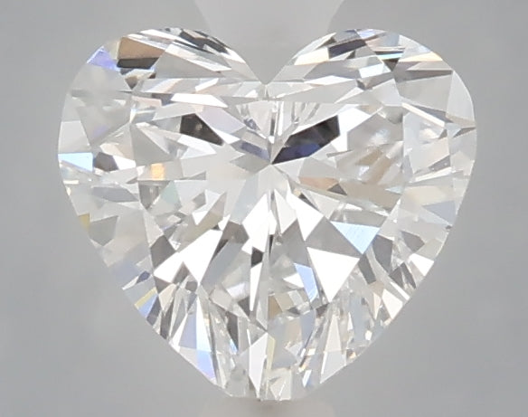 1.02 carat heart lab grown diamond D color VVS2 clarity