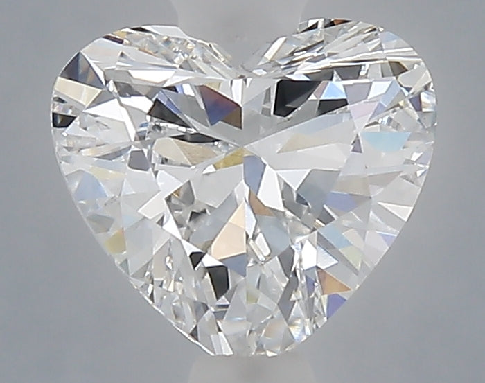 1.09 carat heart lab grown diamond E color VVS2 clarity