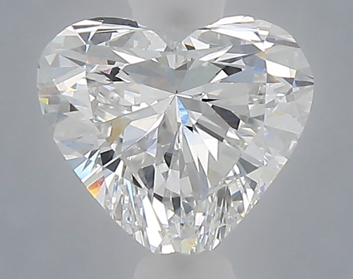 1.06 carat heart lab grown diamond E color VVS2 clarity