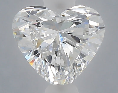 1.06 carat heart lab grown diamond E color VVS2 clarity
