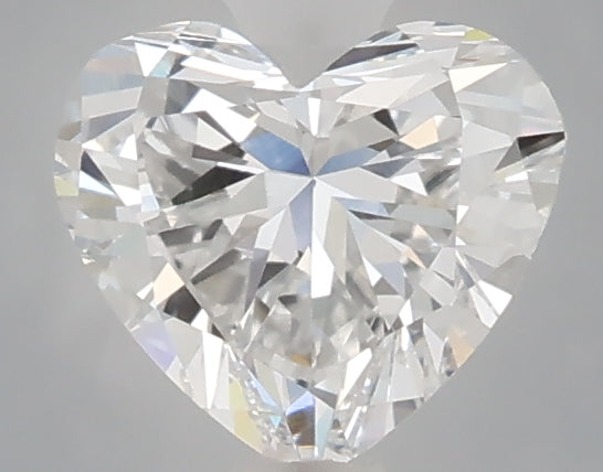 1.02 carat heart lab grown diamond D color VVS2 clarity