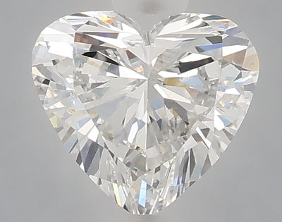 1.00 carat heart lab grown diamond D color VS1 clarity