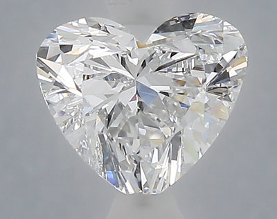 1.54 carat heart lab grown diamond D color VS1 clarity
