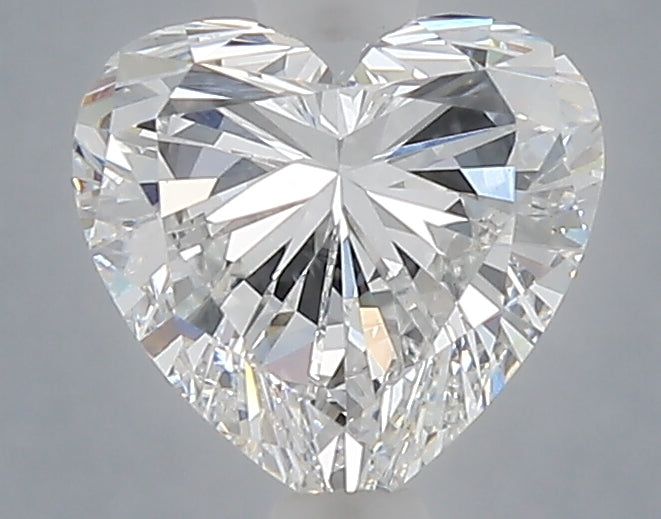 1.59 carat heart lab grown diamond E color VVS2 clarity