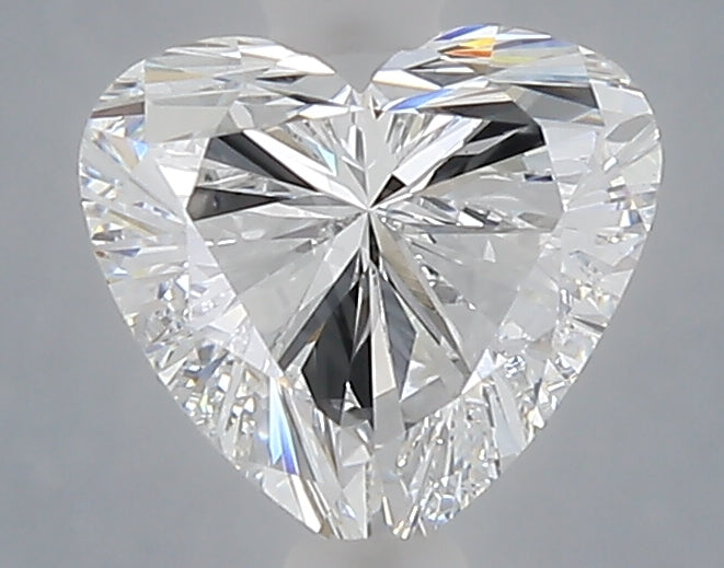 1.52 carat heart lab grown diamond E color VVS2 clarity