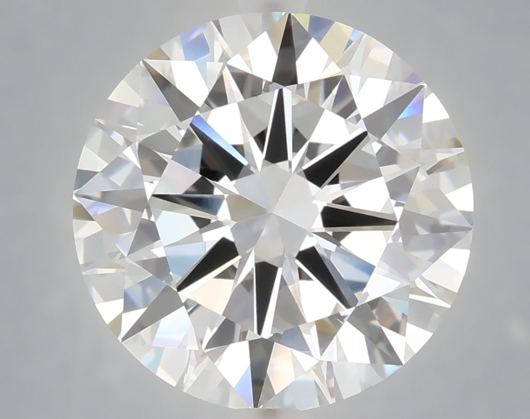 6.00 carat round lab grown diamond E color VVS2 clarity