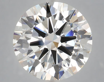 6.00 carat round lab grown diamond F color VVS2 clarity