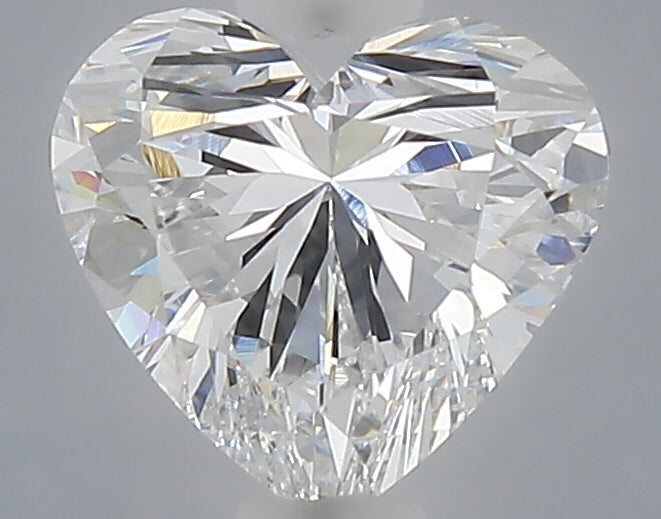 1.05 carat heart lab grown diamond E color VVS2 clarity